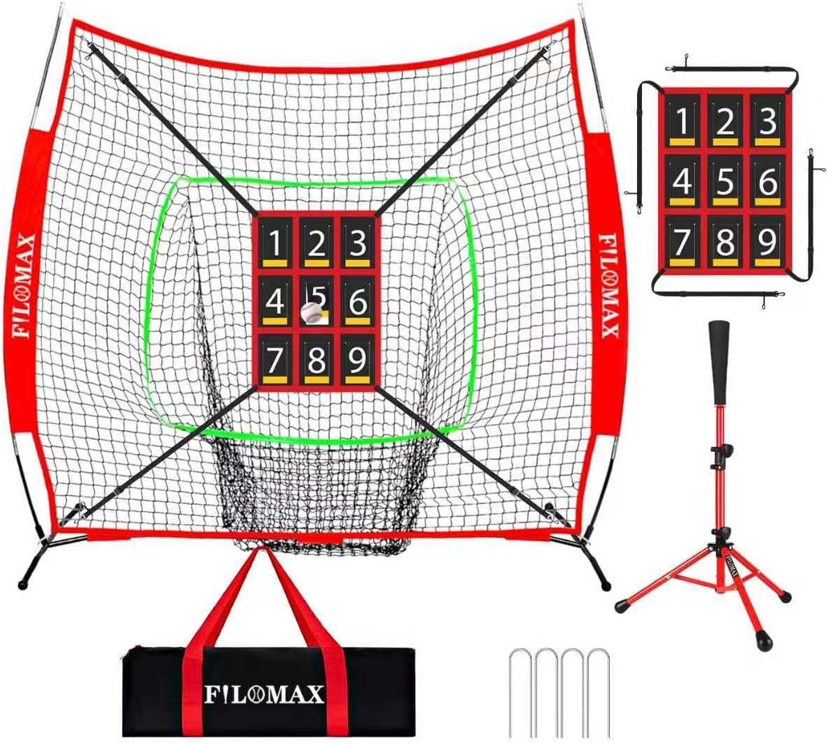 7x7ft Baseball & Softball Practice Net