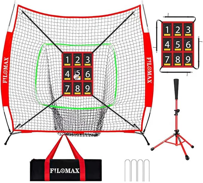 7x7ft Baseball & Softball Practice Net by Unknown