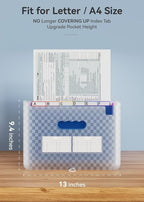 ABC life 26 Pockets Accordion File Organizer, Expanding File Folder, Portable - Image 3