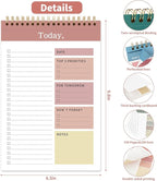 104 Pgs To Do List Notepad, 52 Undated Sheets Duplex-printed Daily Planner - Image 3