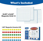 Aizweb Giant Magnetic XY Coordinate Dry Erase Grid, Magnetic Whiteboard - Image 7