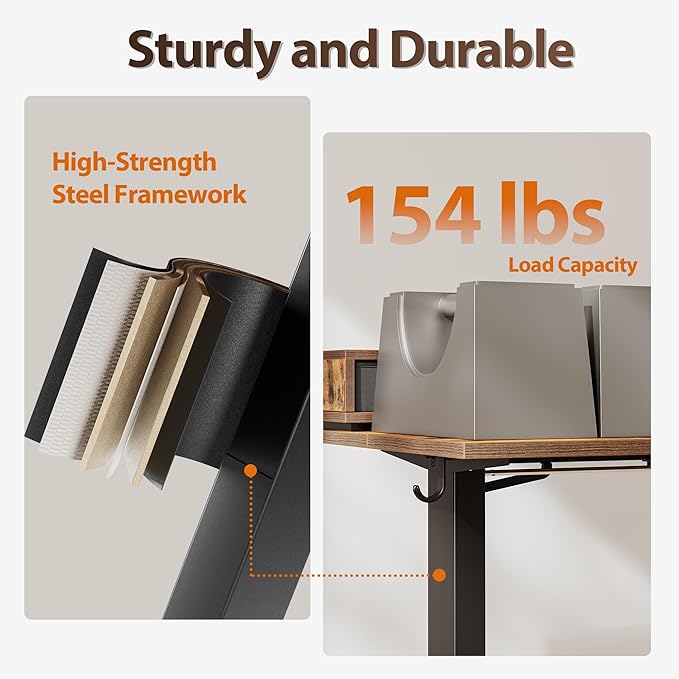 Agilestic 48 Inch Electric Standing Desk - Image 7