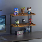 ART-GIFTREE Clamp On Desk Shelf 2-Tier, 16.5 in Wood Shelving Unit - Image 2
