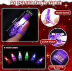 LovesTown 24PCS Christmas Party Favors Flashlights, Glow in The Dark Christmas - Image 3