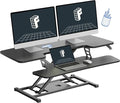 FLEXISPOT Standing Desk Converter 42-inch Spacious Sit to Stand up Dual Monitor by FlexiSpot