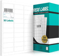 Address Labels 1’’x2-5/8’’ Stikcer Paper 30-UP 500 Sheets by Colemoly