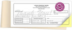 Custom 2.83" x 7" Carbonless NCR Books in 2-Part Duplicate Invoices, Work Orders by PrintPPS