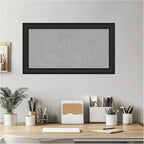Amanti Art Black Framed Magnetic Board 15x27 Small Vision Board - Image 5