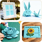 Light Blue Cardstock 8.5" x 11 ", Cardstock Paper, Colored Paper, 40 Sheets - Image 7