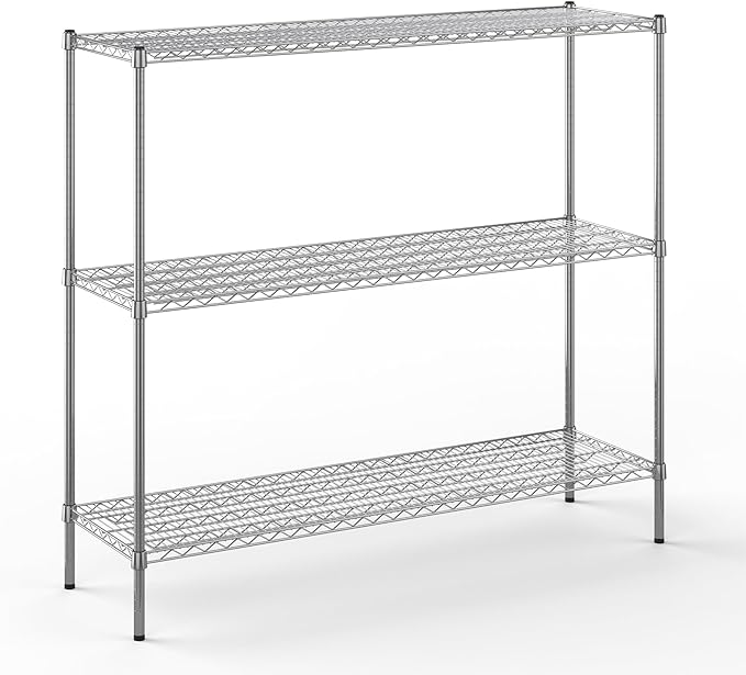 Regal Altair 18" Deep x 60" Wide x 54" Height Wire Shelving Kit | 3-Tier | NSF by Regal+Altair