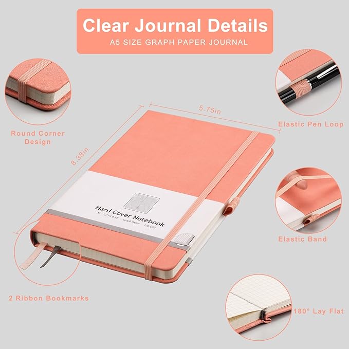 AHGXG Graph Paper Notebook 2 Pack - Image 4