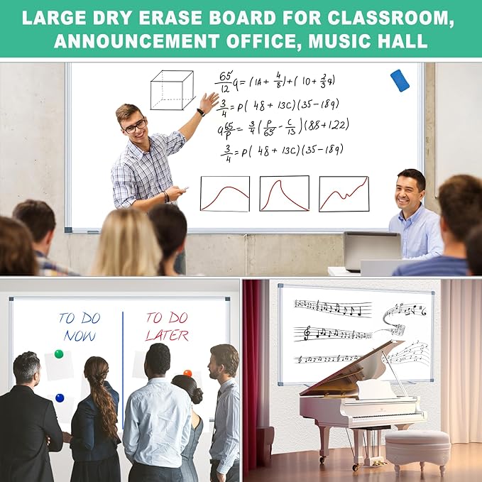 H-Qprobd Whiteboard Dry Erase White Board - Image 7