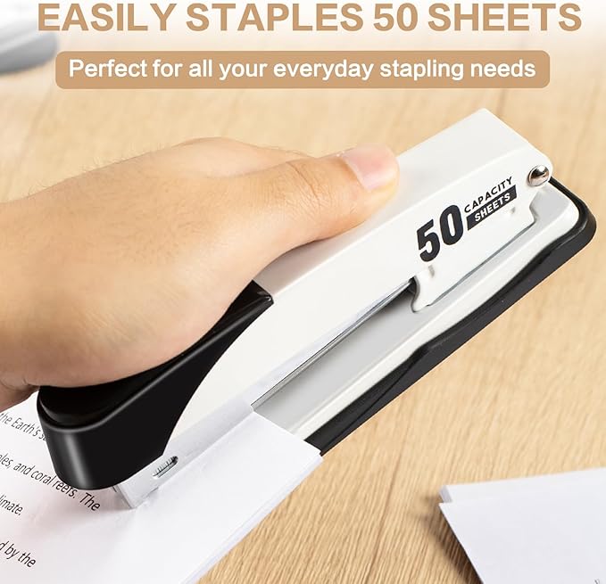 Deli Stapler Heavy Duty, Full Strip Staplers - Image 4