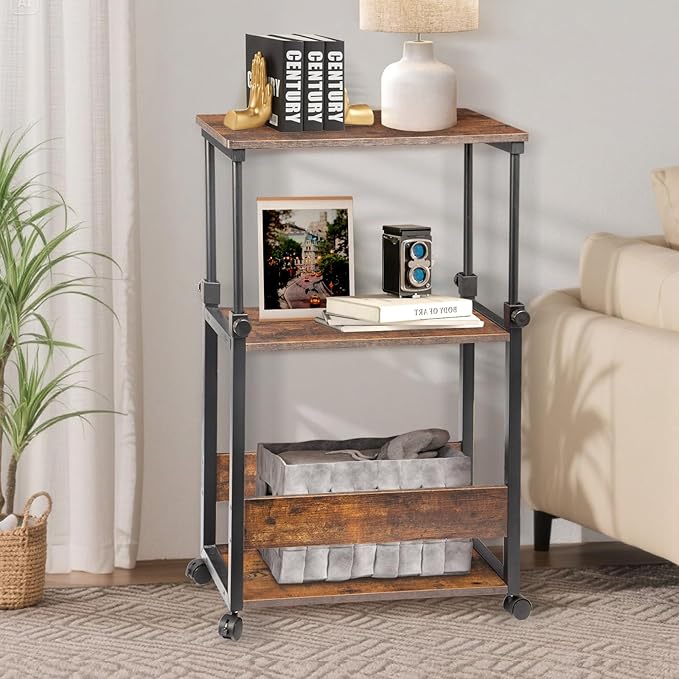 TooCust Height Adjustable Computer Tower Stand, Computer & Machine Carts - Image 8