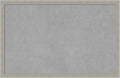 Amanti Art Grey Framed Magnetic Board 22x34 Large Vision Board by AmantiArt