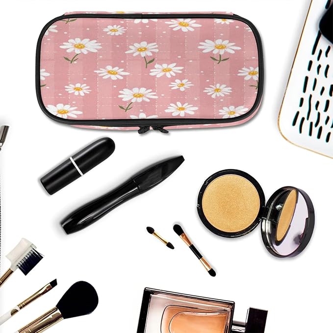Pardick Flower Daisy Pencil Case，Big Capacity Pencil Pouch Coin Pouch - Image 8