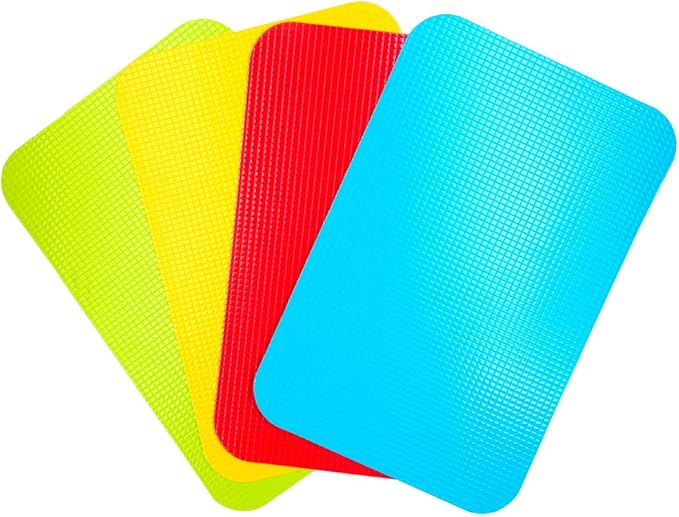Carrollar Small Flexible Plastic Cutting Board Mats, 2 Pack Cutting Boards Mats - Image 3