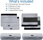 SPRING SEAON Wheelchair Armrest Covers 2 Pack Soft Memory Foam Wheelchair - Image 4