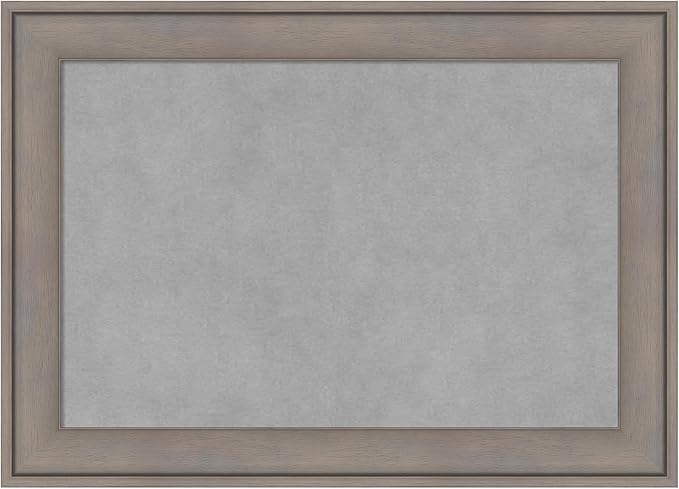 Amanti Art Grey Framed Magnetic Board 15x21 Small Vision Board by AmantiArt