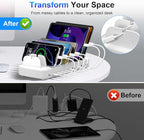 510W Fast Charging Station for Multiple Devices, 10 Port USB C Charger Station - Image 5