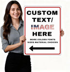 Custom Directional Arrow Sign Large, Personalized Metal Address Plaque - Image 2