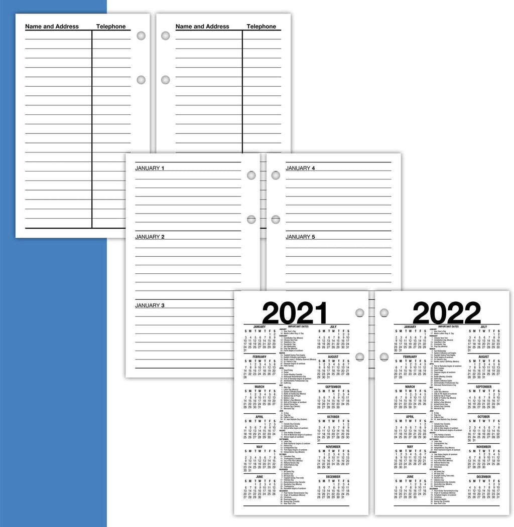 2021 Daily Desk Calendar Refill by AT-A-GLANCE, 3-1/2" x 6", Financial (S1705021)