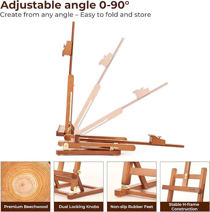 VISWIN 25" H-Frame Tabletop Easel - Image 4