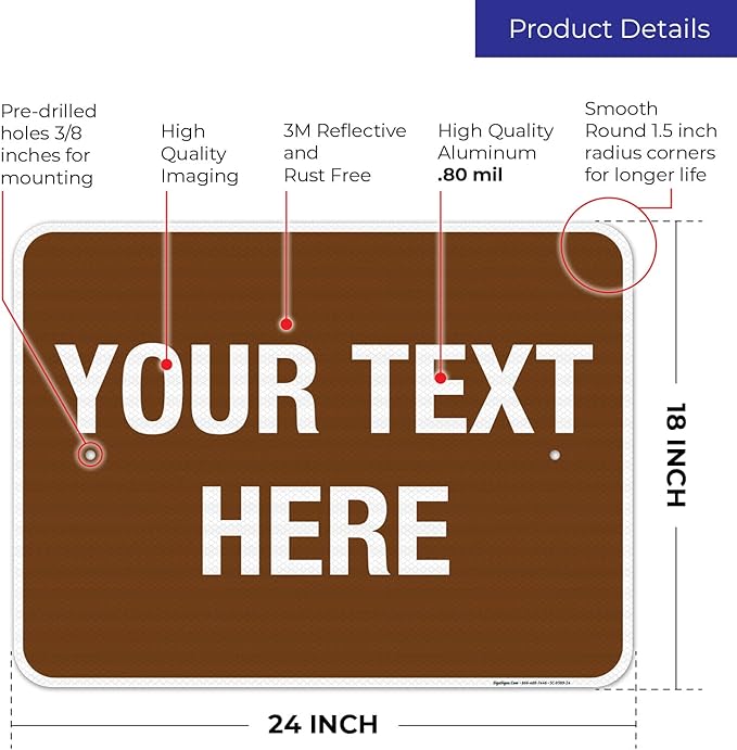 Custom Sign, Personalized Metal Signs, Customize - Image 3