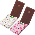 Outus 2 Pieces Business Card Holder, PU Leather Business Card Case Pocket Wallet by Outus