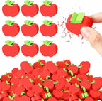 60pcs Mini Apple Erasers for Kids Bulk Classroom Welcome Back to School Gifts by Pajean