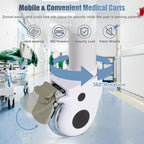 Mobile Medical Carts 3 Tier Professional Utility Cart 330 LBS Max Load Rolling - Image 8