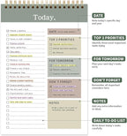 104 Pgs To Do List Notepad, 52 Undated Sheets Duplex-printed Daily Planner - Image 2
