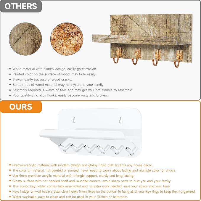 Beego Entryway Key Holder for Wall - Image 7