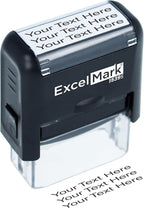 ExcelMark Custom Rubber Stamp – Clean & Easy Stamping – Personalized by ExcelMark