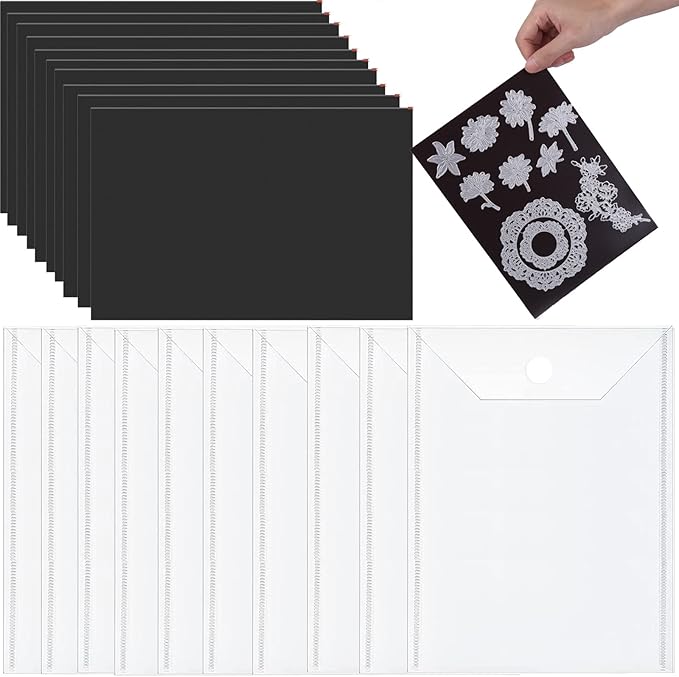 20Pcs/set Large Size Dies & Stamp Storage Bags and Soft Rubber Magnetic Sheets by Briartw