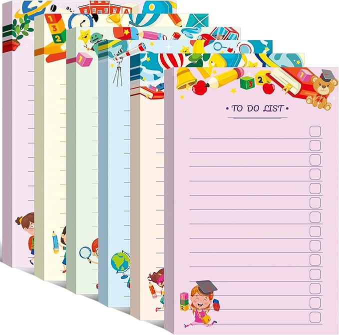300 Sheets to Do List Notepad Daily Checklist Sticky Notes Cute Undated Memo by Sinmoe