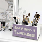 XPH Purple Inspirational Pen Pencil Holder Organizer - Image 4