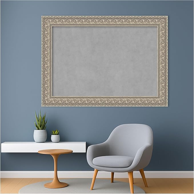 Amanti Art Silver Framed Magnetic Board 31x43 Large Vision Board - Image 5