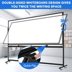 Max-officoo 4'x8' Large Dry Erase White Board - Image 3
