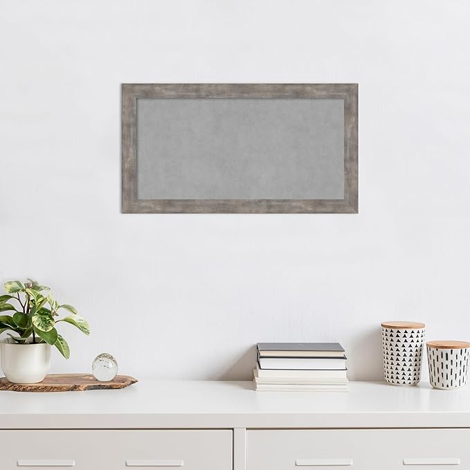 Amanti Art Silver Framed Magnetic Board 15x27 Small Vision Board - Image 5