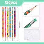 TecUnite 120 Pcs HB Pencils Unsharpened Pencils - Image 3