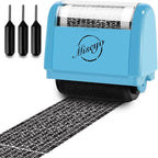 Miseyo Wide Identity Theft Protection Roller Stamp Set by Miseyo