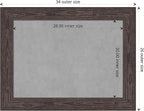 Amanti Art Black Framed Magnetic Board 26x34 Medium Vision Board - Image 4