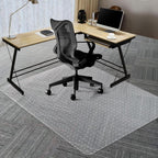 Vicwe Large Office Chair Mat for Carpeted Floors，60"X48" Rectangle Desk Chair