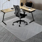Vicwe Large Office Chair Mat for Carpeted Floors，60"X48" Rectangle Desk Chair by Vicwe