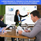 Mobile Magnet Whiteboard with Stand 60x36 Double-Sided Dry Erase Board with - Image 5