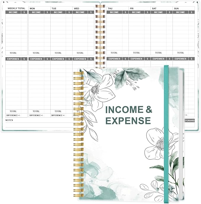 Heveboik Income & Expense Log Book by Heveboik