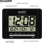 Sharp Atomic Desktop Clock – Auto Set Digital Alarm Clock - Image 4