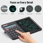 HIHUHEN Calculator with Writing Pad - Image 2