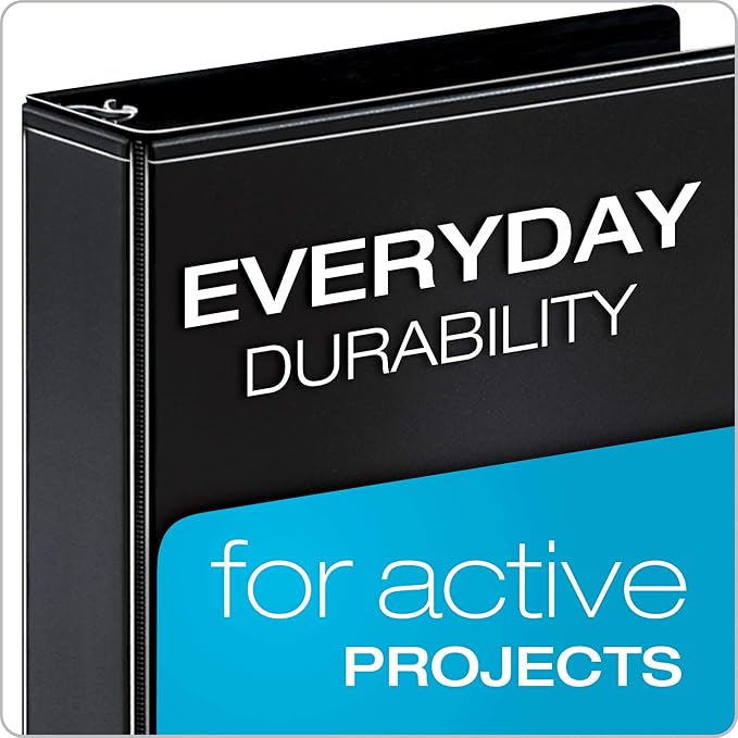 Cardinal Economy 3 Ring Binder, 1.5 Inch, Presentation View, Holds 350 Sheets - Image 2
